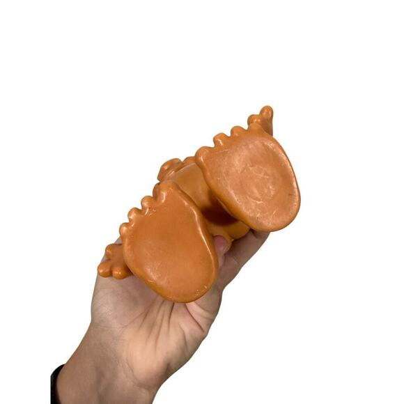 VTG Troll Coin Bank 7" Tall DAM Light Glass Eyes No Clothes 1960s READ - Picture 5 of 7